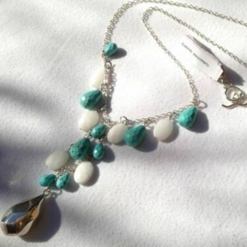 Simon Sebbag 925 Necklace Turquoise/Quartz